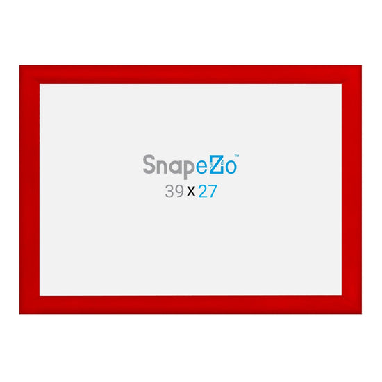 27x39 Red SnapeZo® Snap Frame - 1.2" Profile - Snap Frames Direct