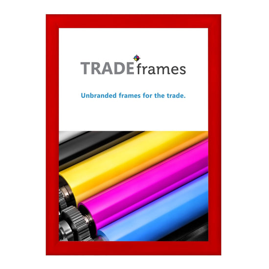 27x39  TRADEframe Red Snap Frame 27x39 - 1.2 inch profile - Snap Frames Direct