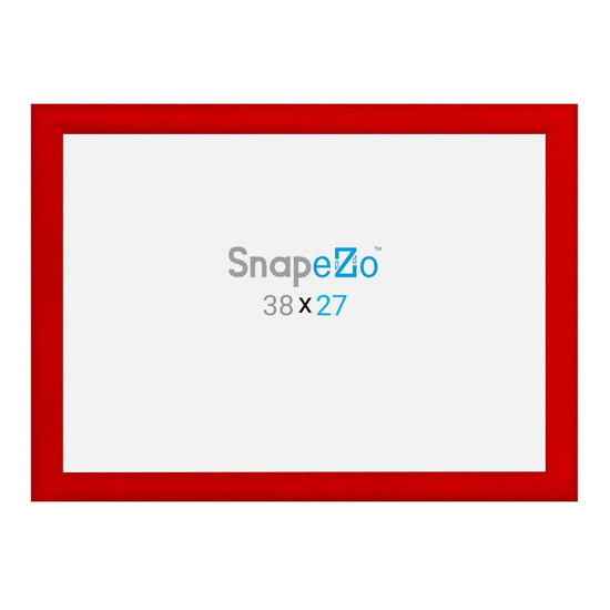 27x38 Red SnapeZo® Snap Frame - 1.2" Profile - Snap Frames Direct