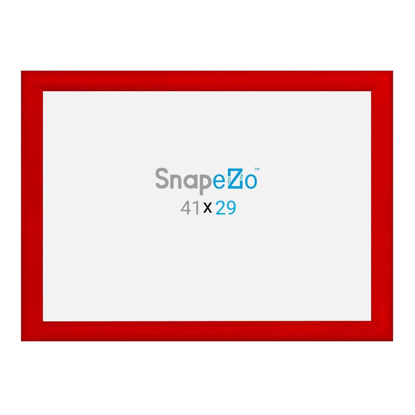 29x41 Red SnapeZo® Snap Frame - 1.2" Profile - Snap Frames Direct