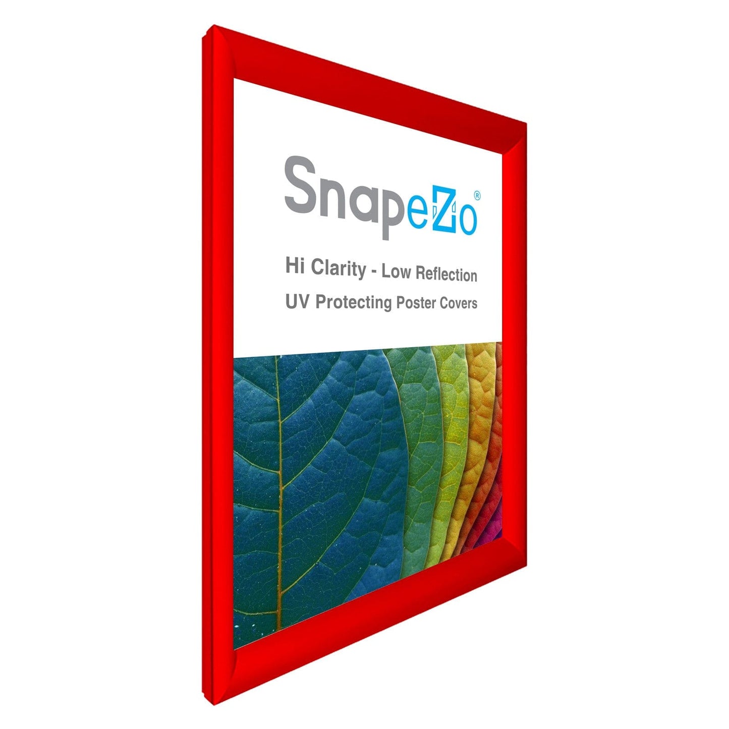 27x39 Red SnapeZo® Snap Frame - 1.2" Profile - Snap Frames Direct