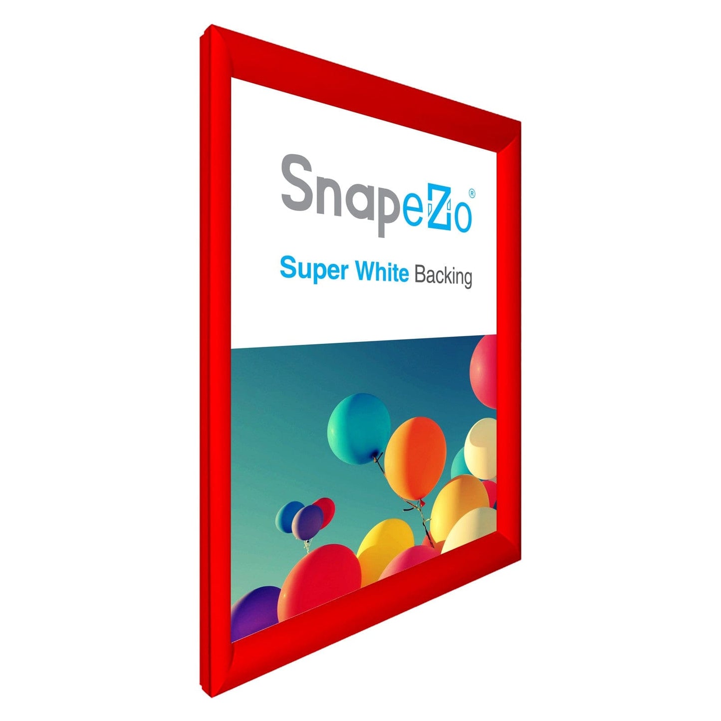 27x38 Red SnapeZo® Snap Frame - 1.2" Profile - Snap Frames Direct