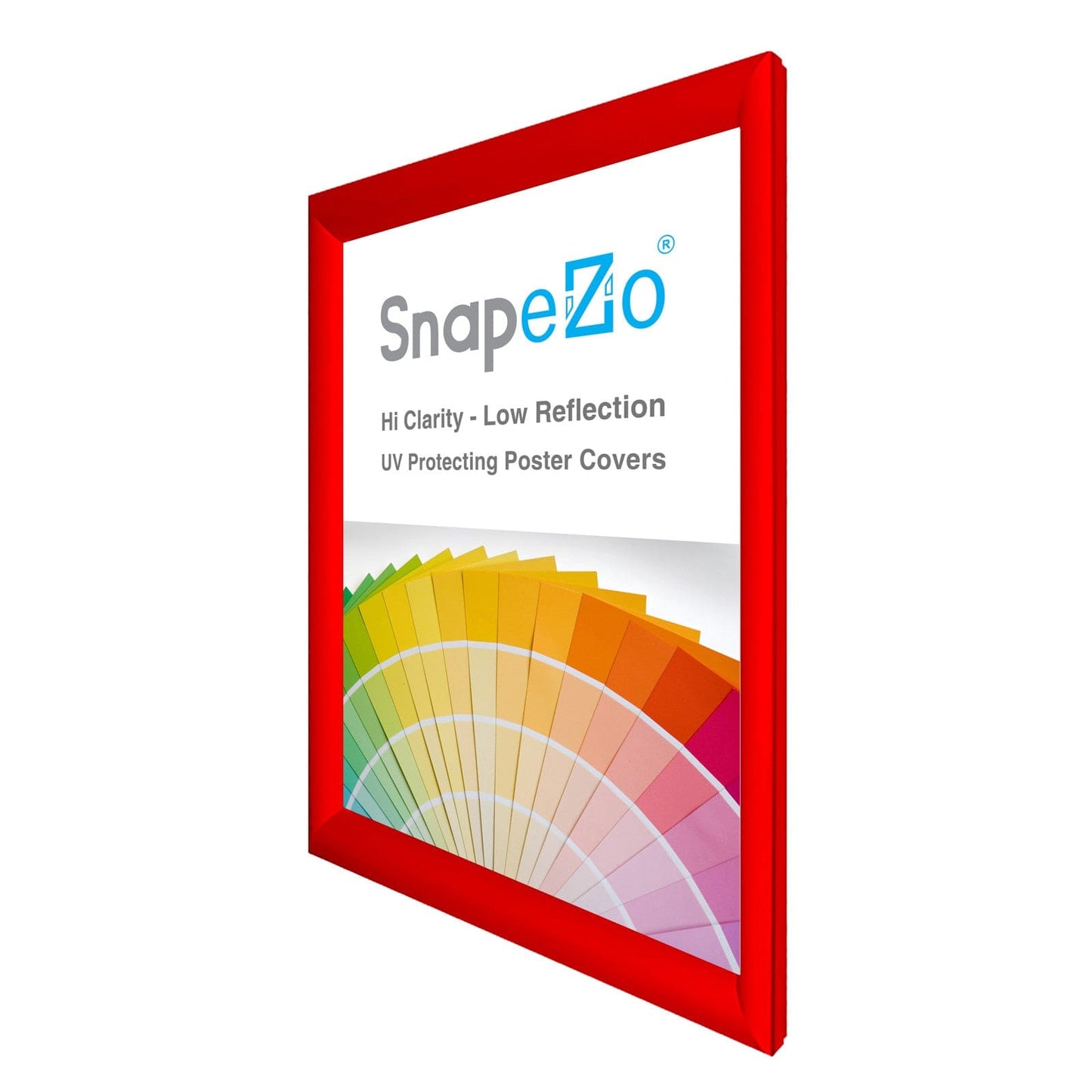 29x41 Red SnapeZo® Snap Frame - 1.2" Profile - Snap Frames Direct