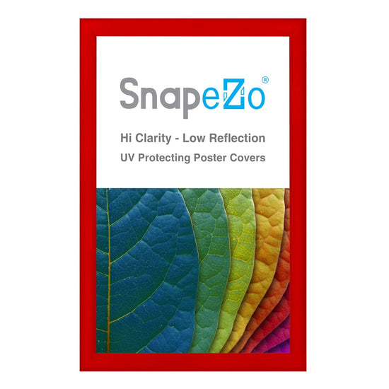 21x34 Red SnapeZo® Snap Frame - 1.2" Profile - Snap Frames Direct