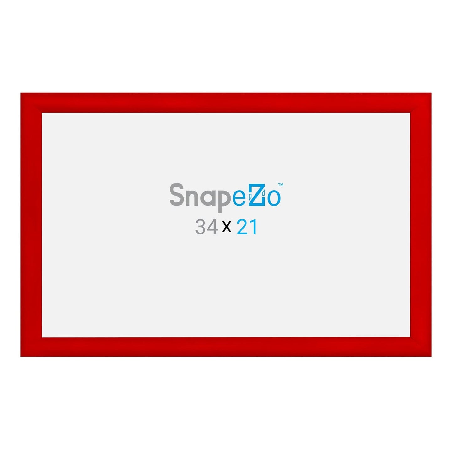 21x34 Red SnapeZo® Snap Frame - 1.2" Profile - Snap Frames Direct