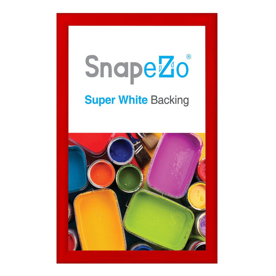 25x40 Red SnapeZo® Snap Frame - 1.2" Profile - Snap Frames Direct