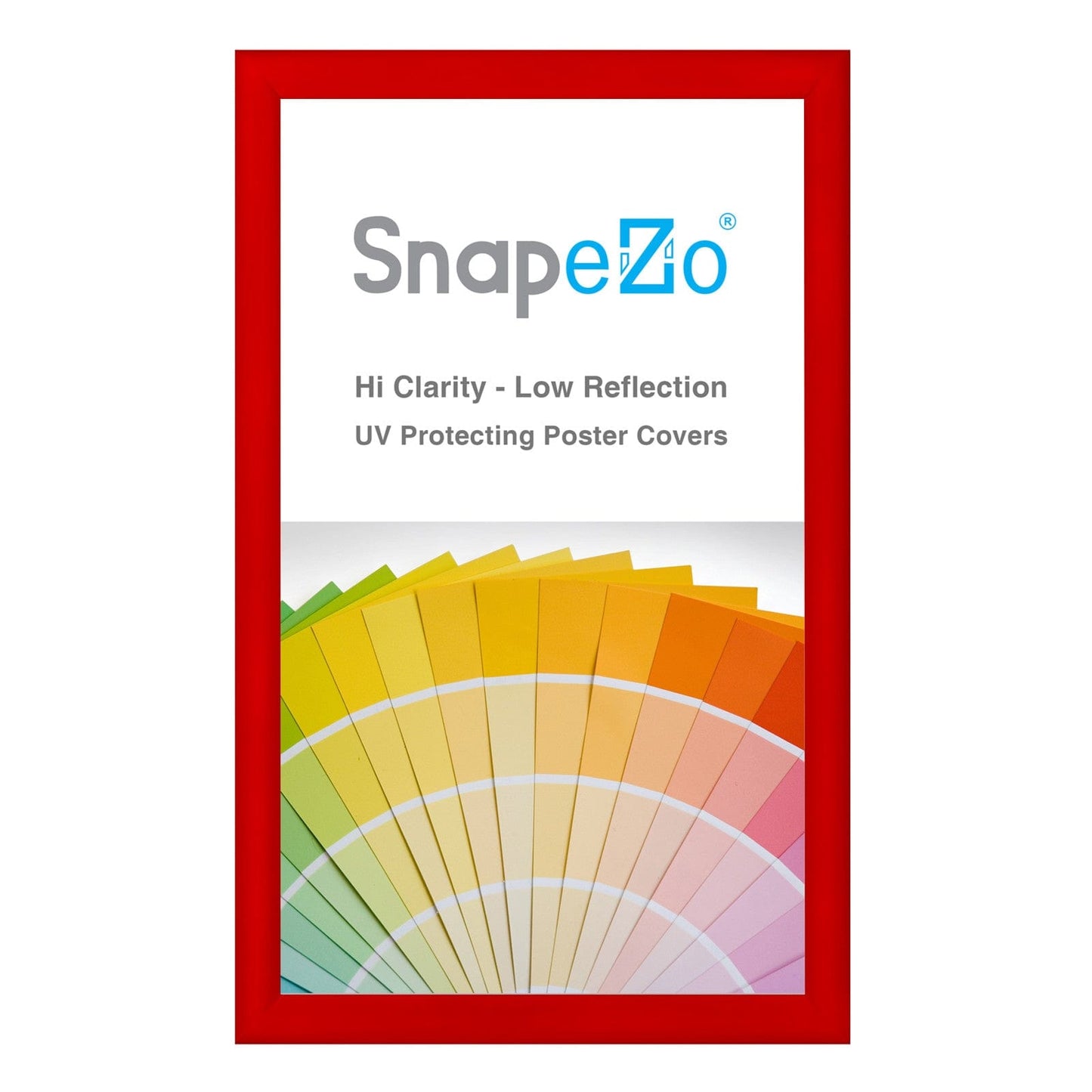 18x30 Red SnapeZo® Snap Frame - 1.2" Profile - Snap Frames Direct