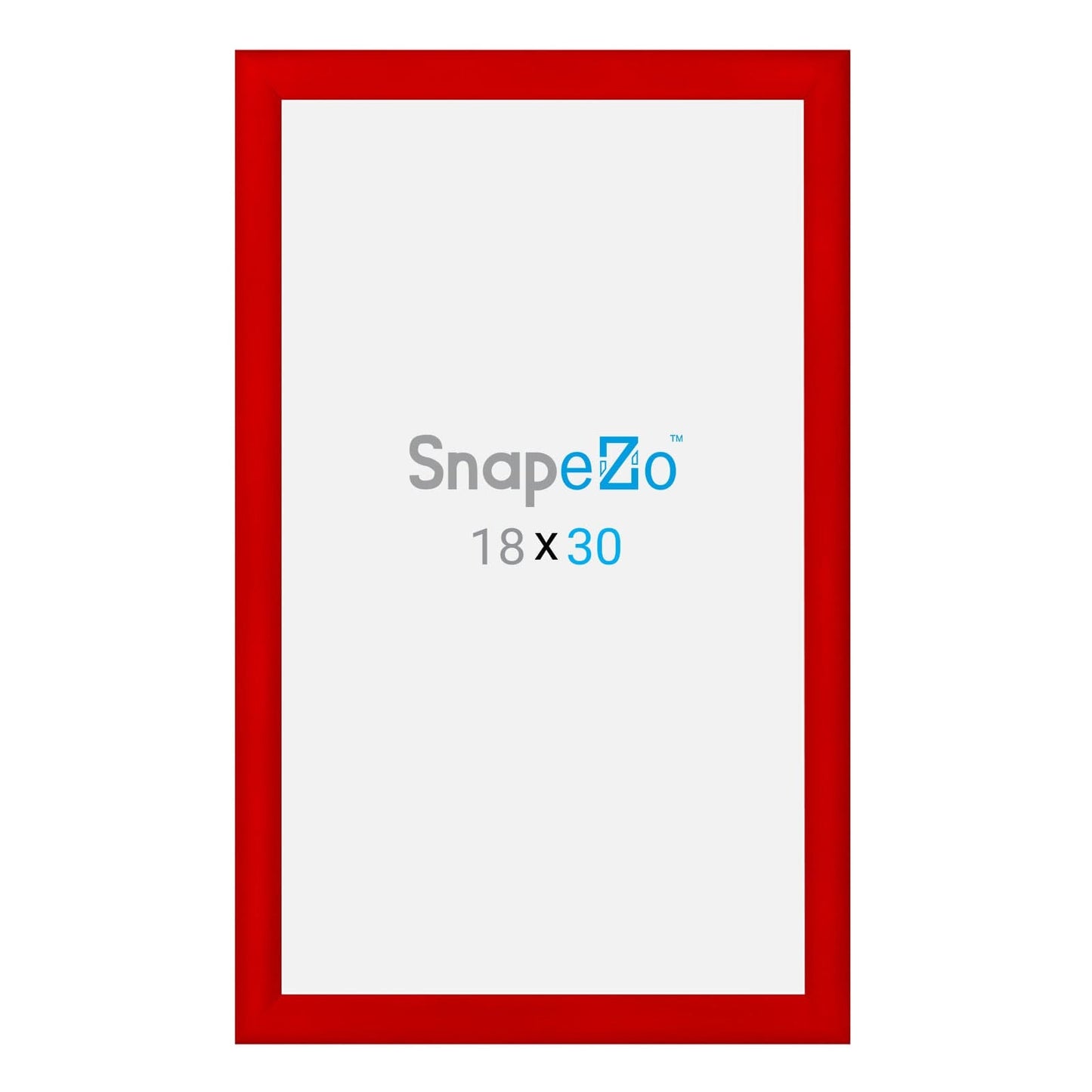 18x30 Red SnapeZo® Snap Frame - 1.2" Profile - Snap Frames Direct