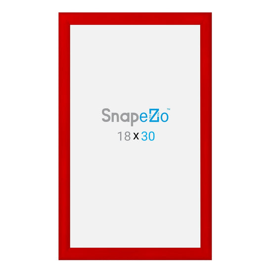 18x30 Red SnapeZo® Snap Frame - 1.2" Profile - Snap Frames Direct