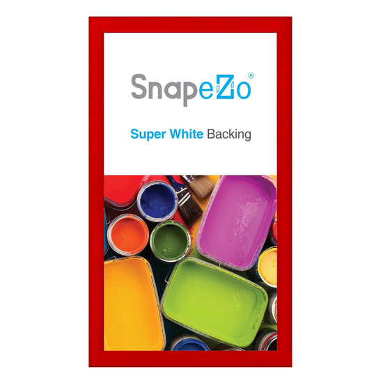21x38 Red SnapeZo® Snap Frame - 1.2" Profile - Snap Frames Direct
