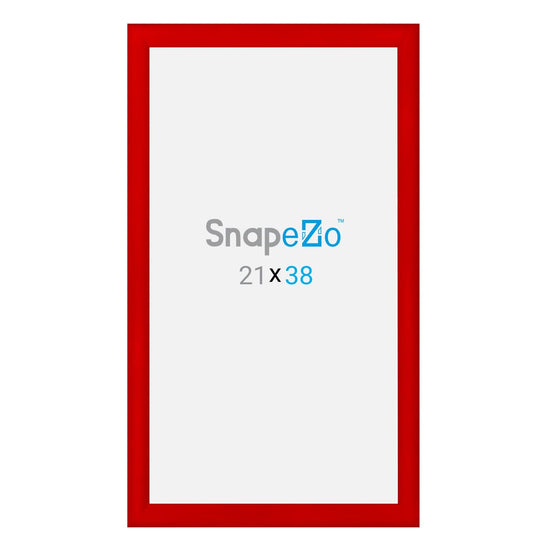 21x38 Red SnapeZo® Snap Frame - 1.2" Profile - Snap Frames Direct