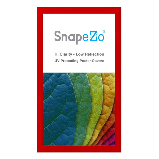 17x30 Red SnapeZo® Snap Frame - 1.2" Profile - Snap Frames Direct