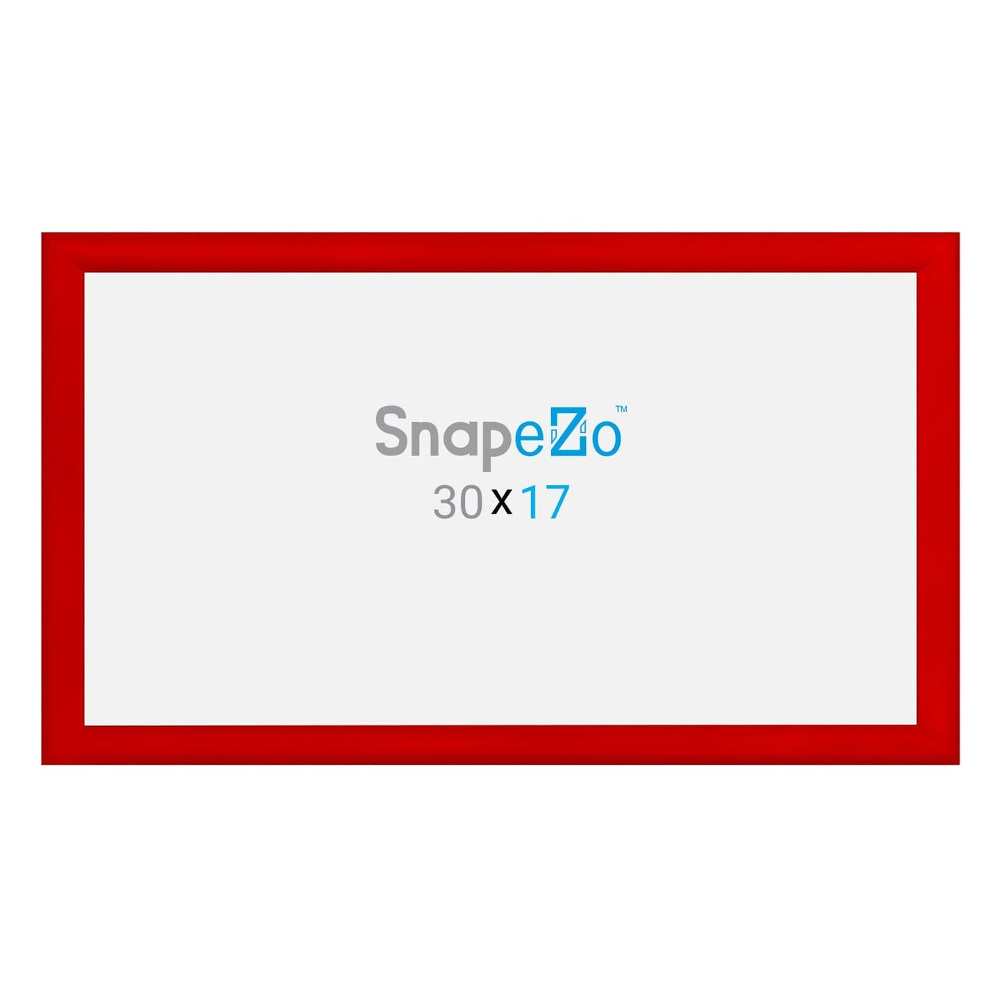 17x30 Red SnapeZo® Snap Frame - 1.2" Profile - Snap Frames Direct