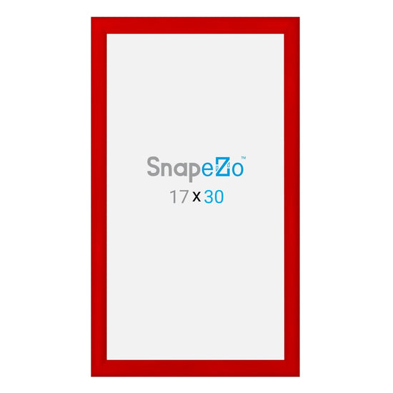 17x30 Red SnapeZo® Snap Frame - 1.2" Profile - Snap Frames Direct