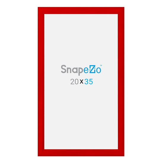 20x35 Red SnapeZo® Snap Frame - 1.2" Profile - Snap Frames Direct