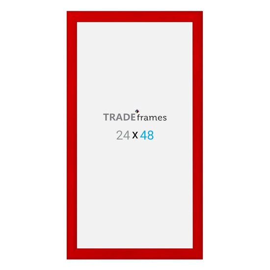 24x48  TRADEframe Red Snap Frame 24x48 - 1.2 inch profile - Snap Frames Direct