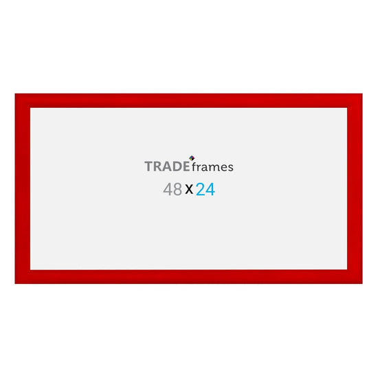 24x48  TRADEframe Red Snap Frame 24x48 - 1.2 inch profile - Snap Frames Direct