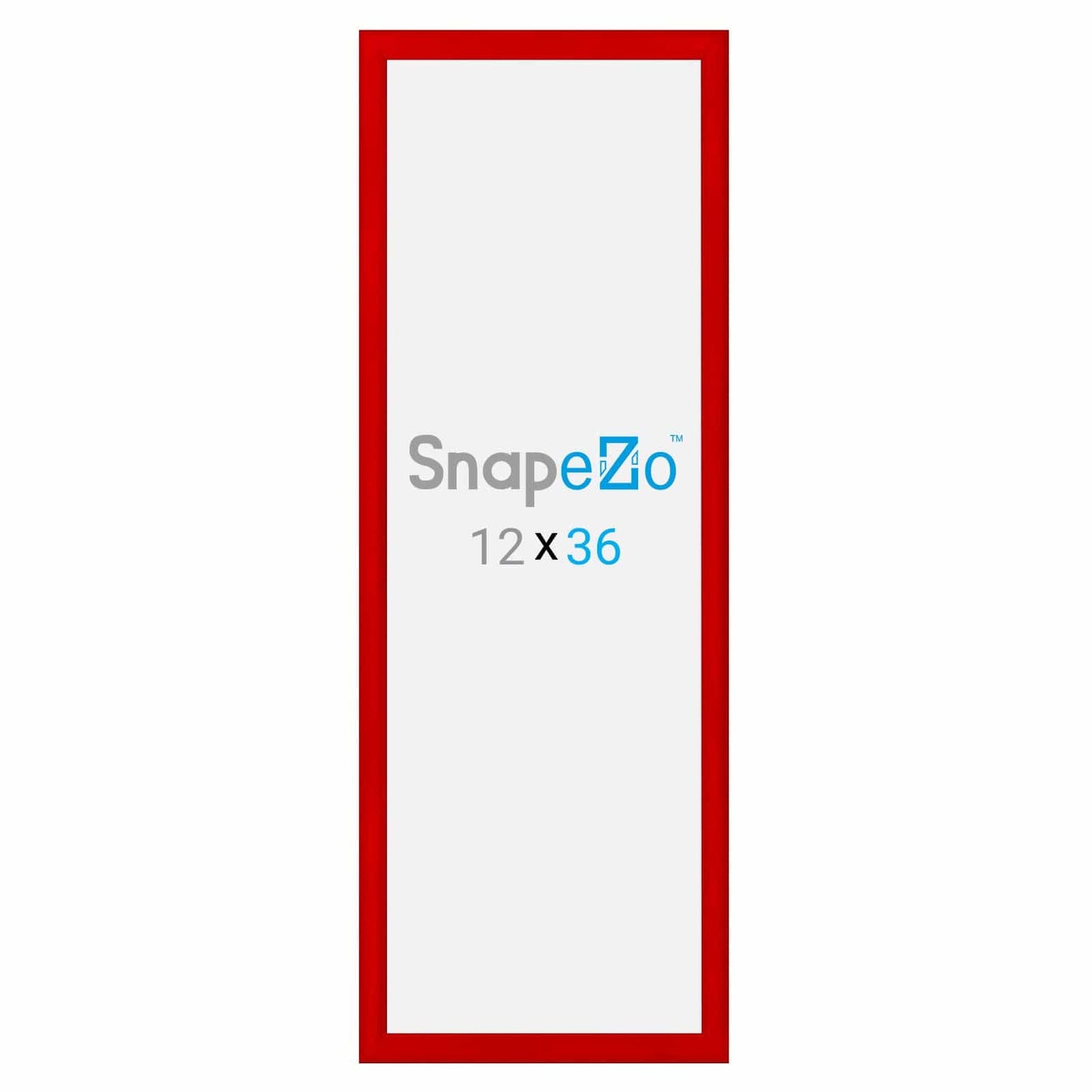 12x36 Red SnapeZo® Snap Frame - 1.2" Profile - Snap Frames Direct