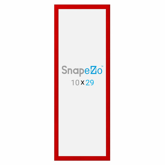 10x29 Red SnapeZo® Snap Frame - 1.2" Profile - Snap Frames Direct