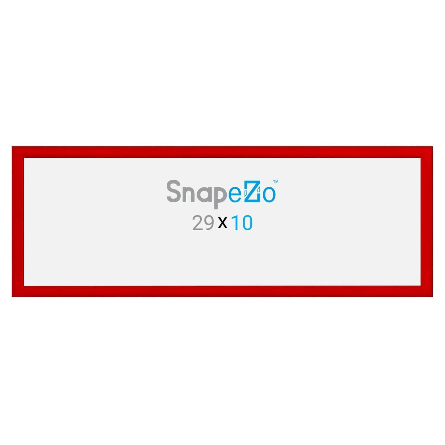 10x29 Red SnapeZo® Snap Frame - 1.2" Profile - Snap Frames Direct