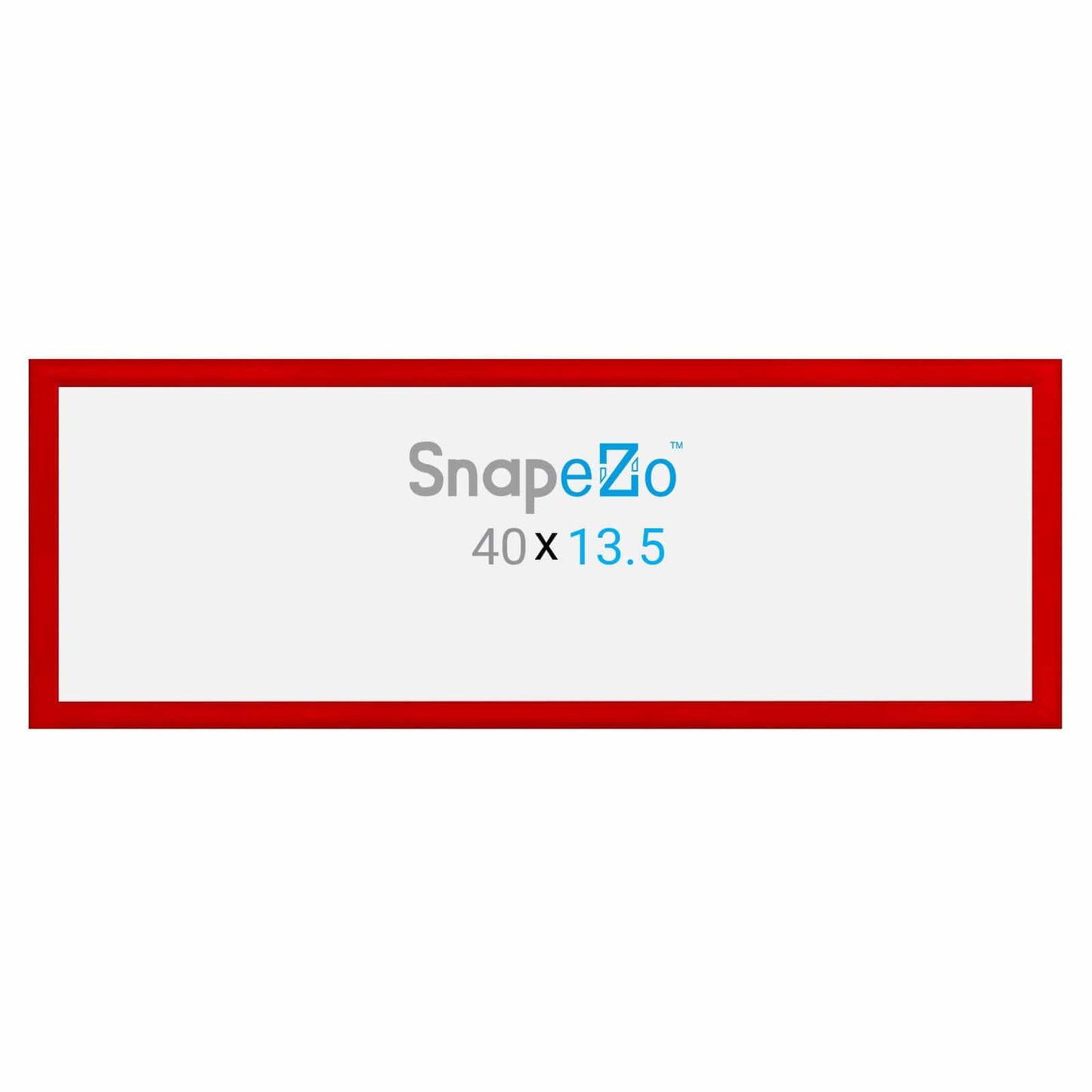 13.5x40 Red SnapeZo® Snap Frame - 1.2" Profile - Snap Frames Direct