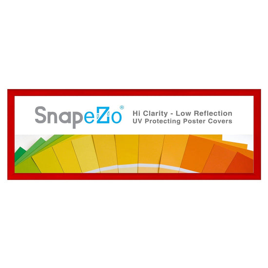 13.5x40 Red SnapeZo® Snap Frame - 1.2" Profile - Snap Frames Direct