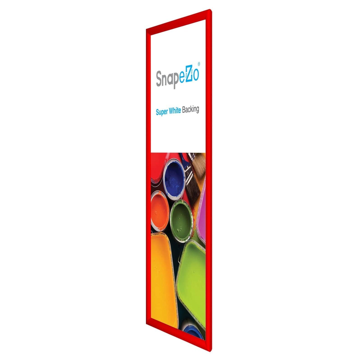 12x36 Red SnapeZo® Snap Frame - 1.2" Profile - Snap Frames Direct