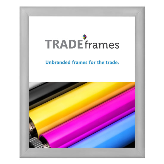 30x36  TRADEframe Silver Snap Frame 30x36 - 1.2 inch profile - Snap Frames Direct