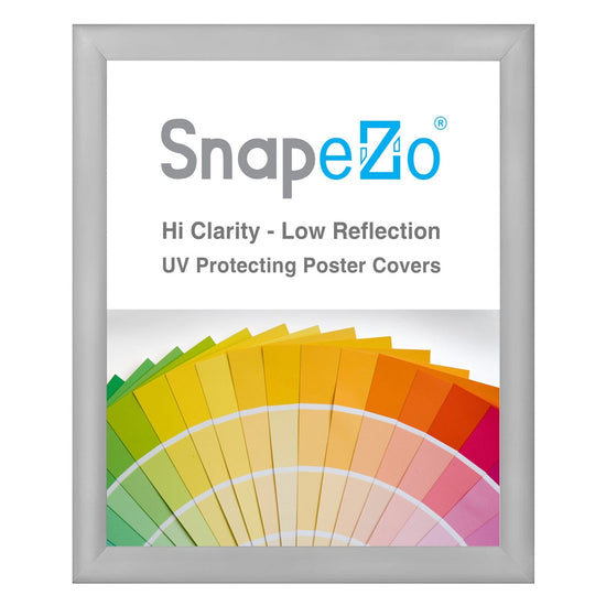 26x32 Silver SnapeZo® Snap Frame - 1.2" Profile - Snap Frames Direct