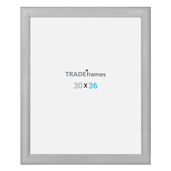 30x36  TRADEframe Silver Snap Frame 30x36 - 1.2 inch profile - Snap Frames Direct