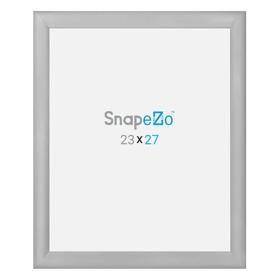 23x27 Silver SnapeZo® Snap Frame - 1.2" Profile - Snap Frames Direct