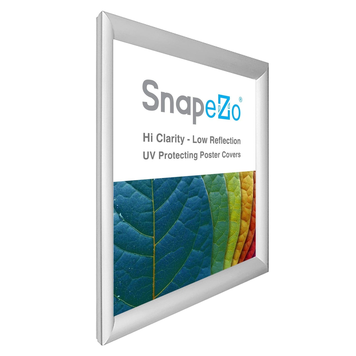 23x27 Silver SnapeZo® Snap Frame - 1.2" Profile - Snap Frames Direct