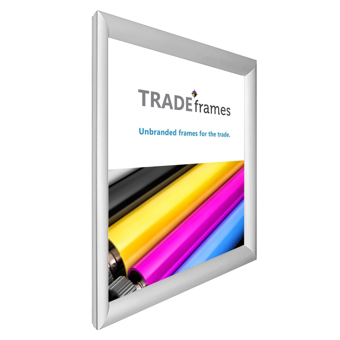 30x36  TRADEframe Silver Snap Frame 30x36 - 1.2 inch profile - Snap Frames Direct