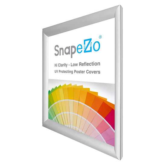 23x27 Silver SnapeZo® Snap Frame - 1.2" Profile - Snap Frames Direct