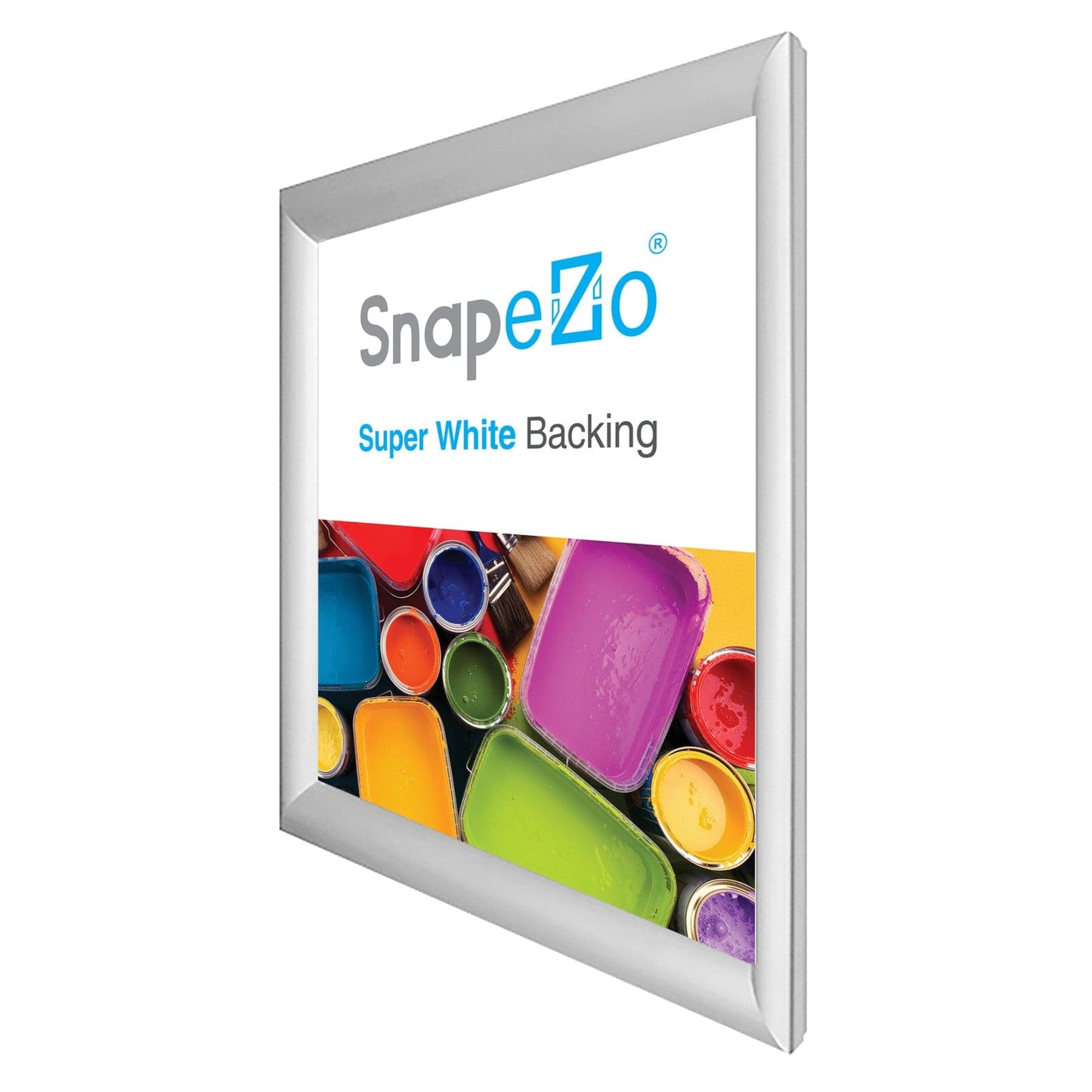 31x36 Silver SnapeZo® Snap Frame - 1.2" Profile - Snap Frames Direct