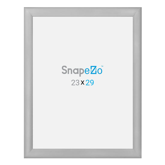 23x29 Silver SnapeZo® Snap Frame - 1.2" Profile - Snap Frames Direct