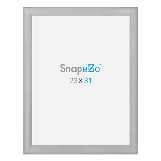 23x31 Silver SnapeZo® Snap Frame - 1.2" Profile - Snap Frames Direct
