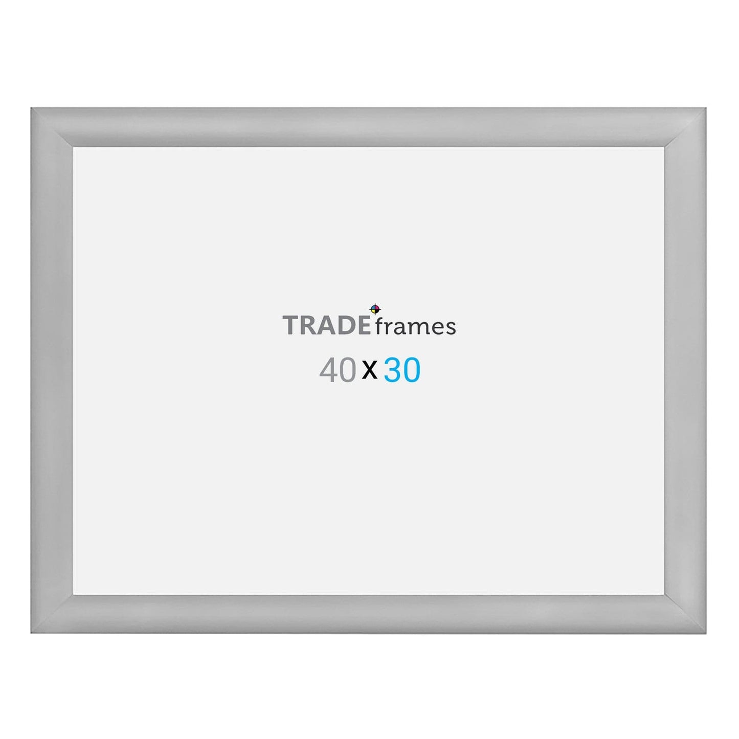 30x40 Silver TRADEframe Snap Frame - 1.2" Profile - Snap Frames Direct