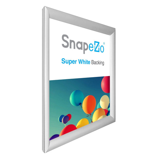 29x39 Silver SnapeZo® Snap Frame - 1.2" Profile - Snap Frames Direct