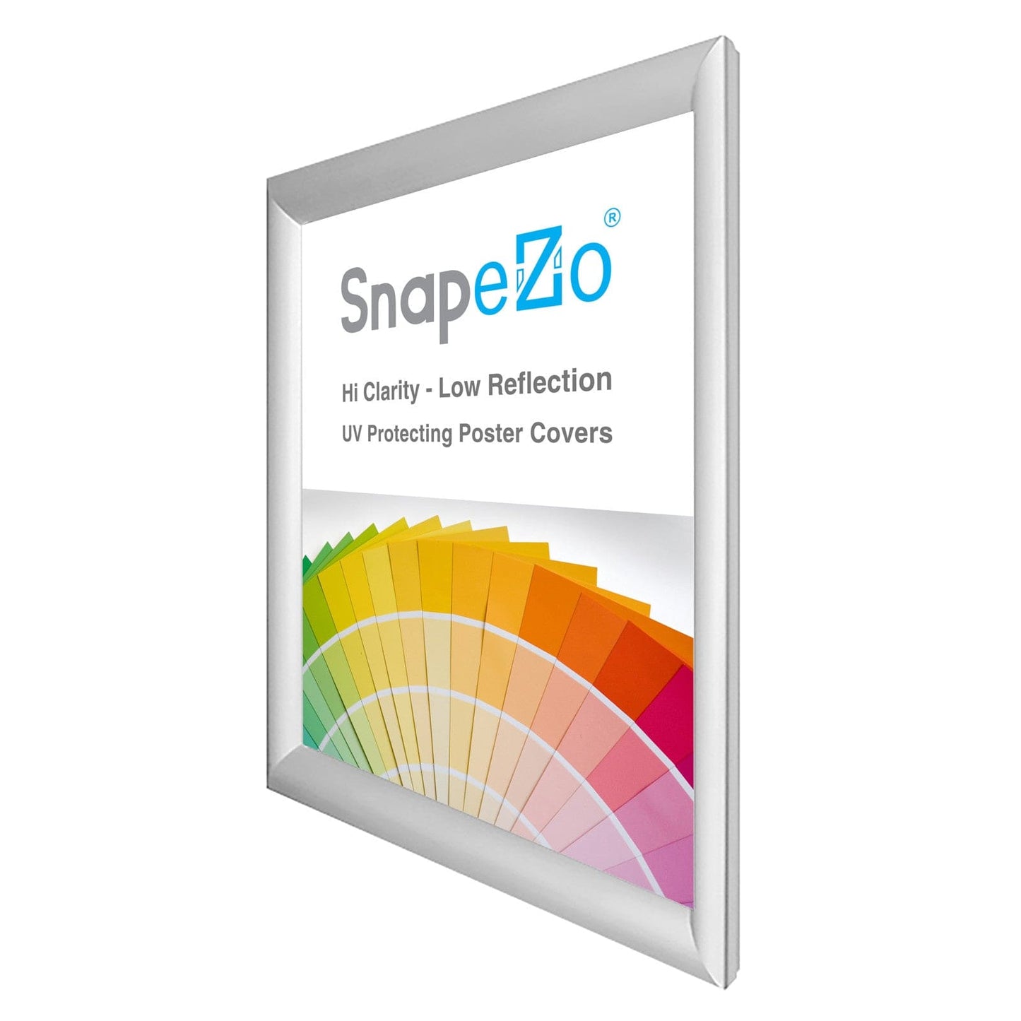 24x32 Silver SnapeZo® Snap Frame - 1.2" Profile - Snap Frames Direct