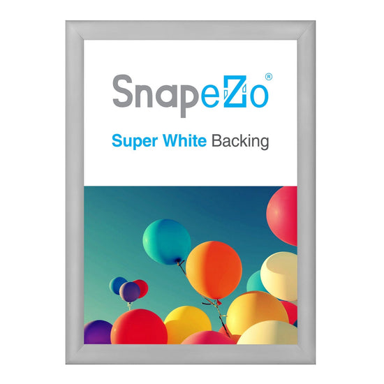 26x36 Silver SnapeZo® Snap Frame - 1.2" Profile - Snap Frames Direct