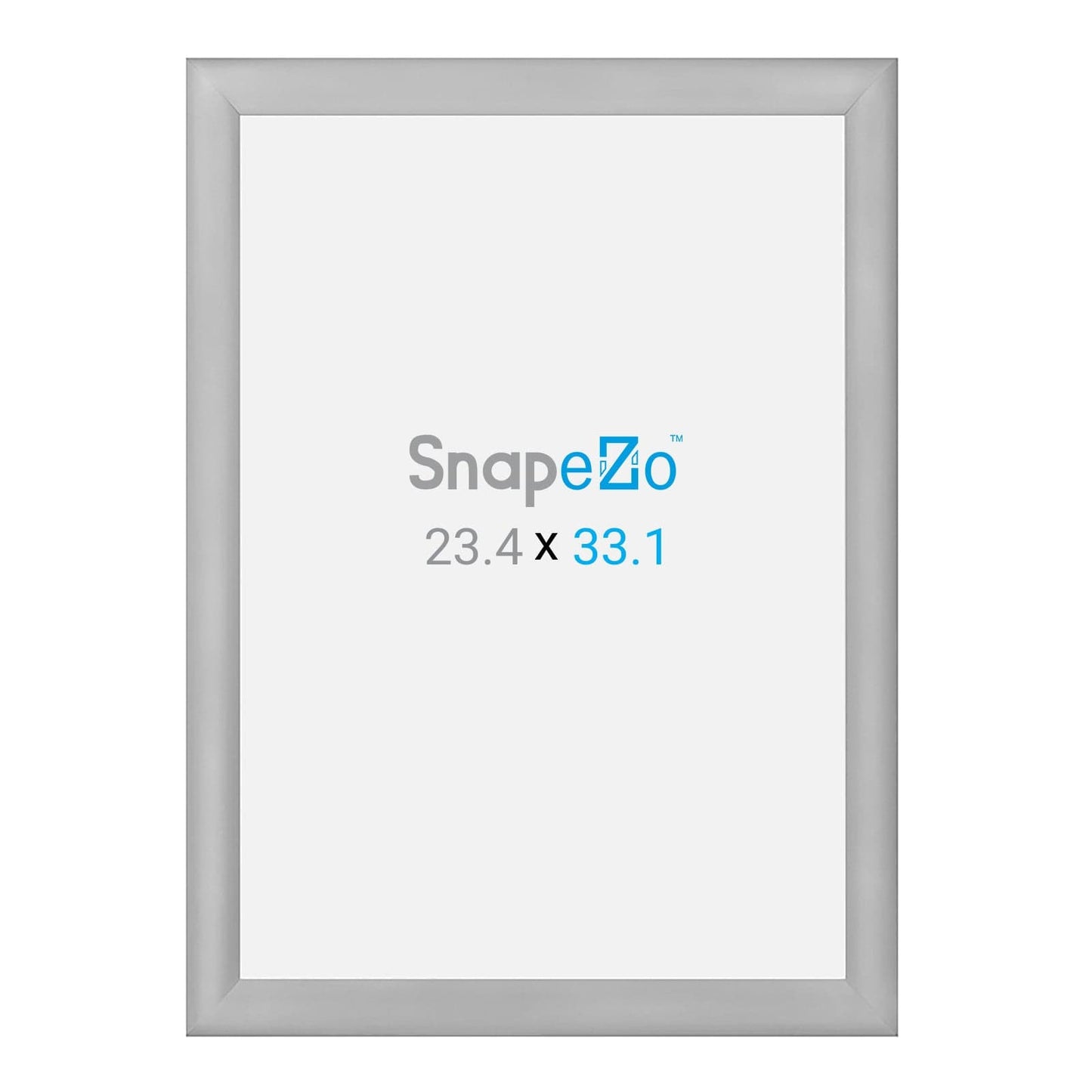 A1 Silver SnapeZo® Snap Frame - 1.2" Profile - Snap Frames Direct