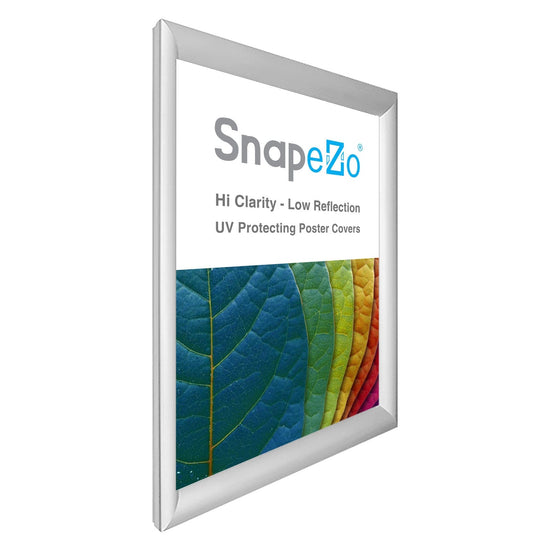 27x39 Silver SnapeZo® Snap Frame - 1.2" Profile - Snap Frames Direct