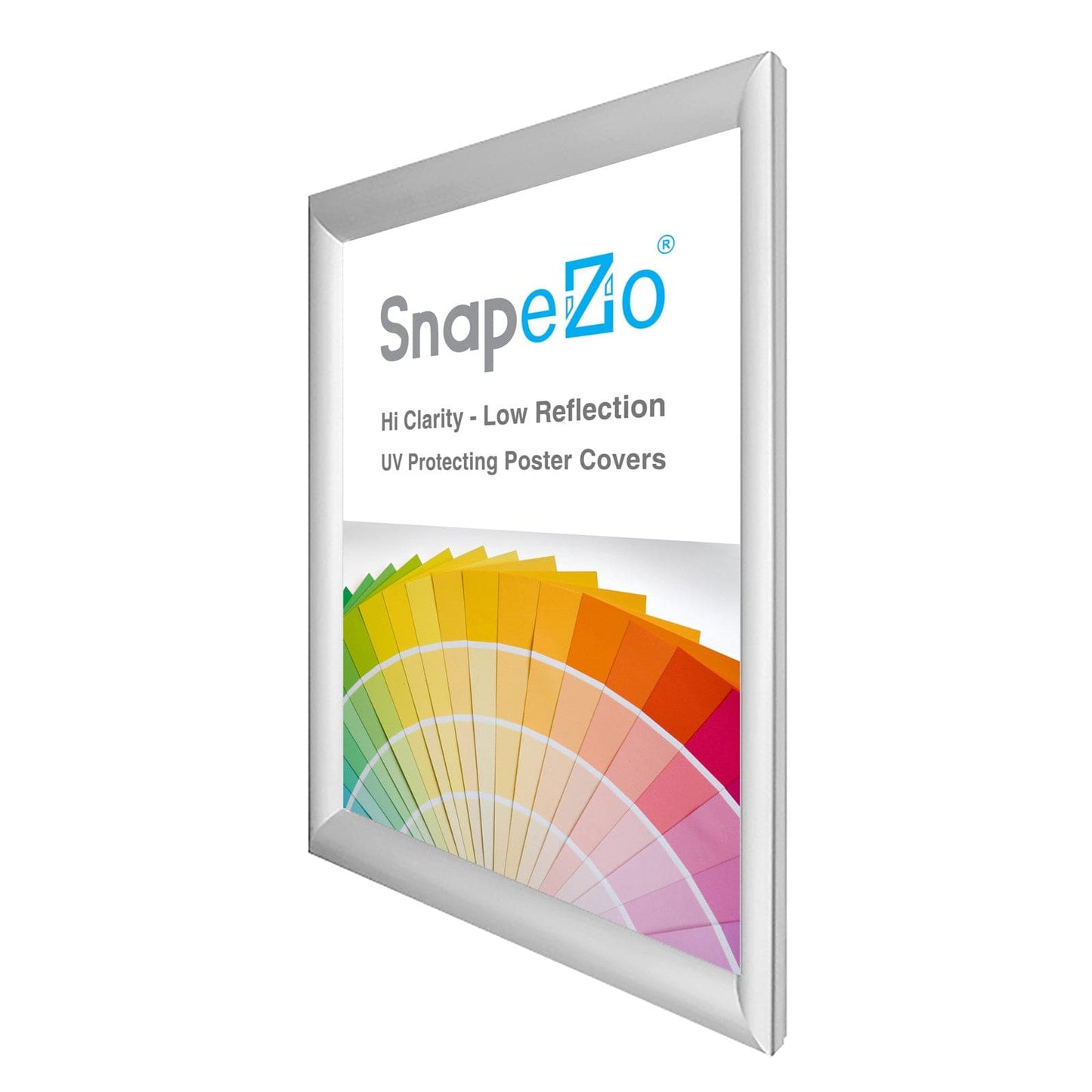 24x34 Silver SnapeZo® Snap Frame - 1.2" Profile - Snap Frames Direct