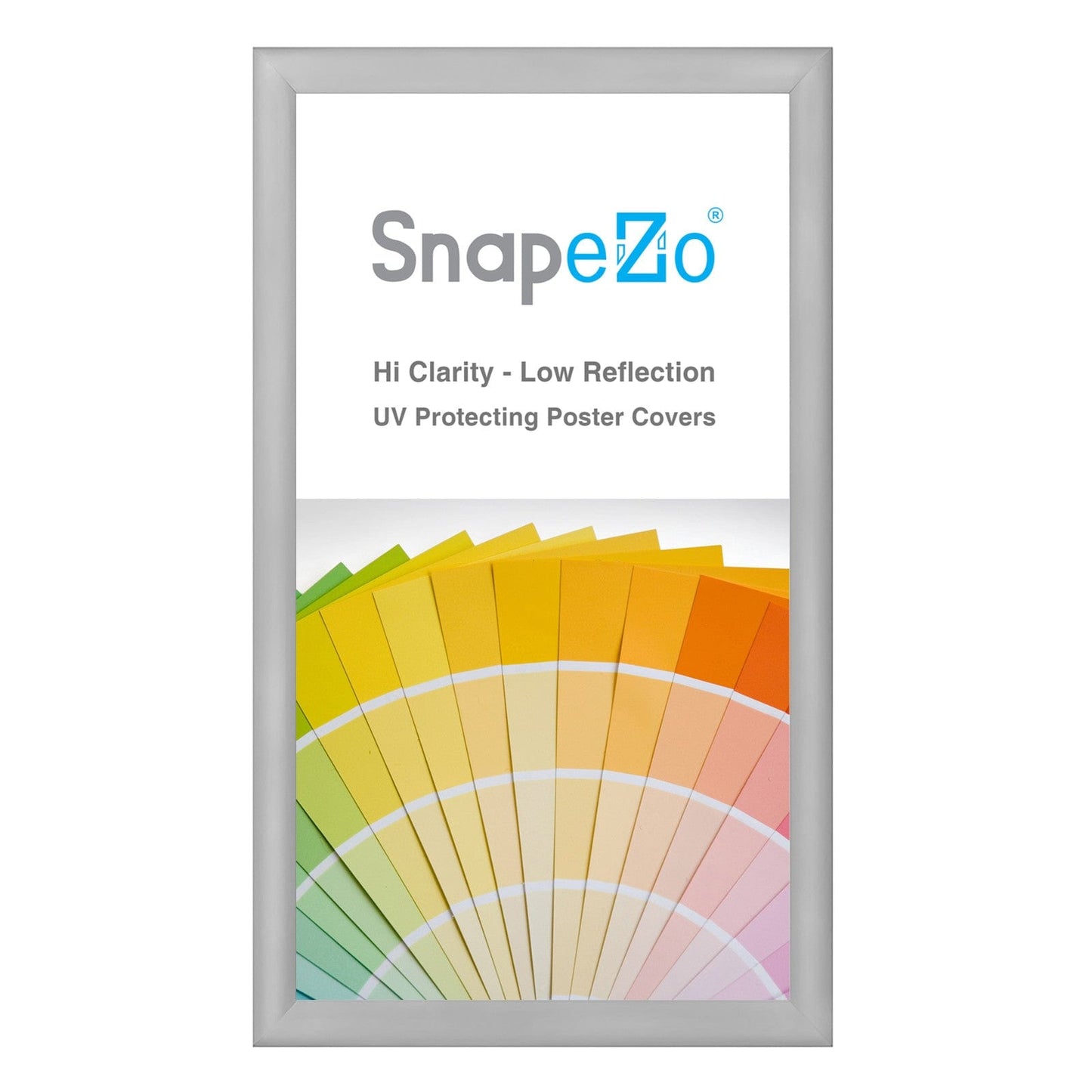 13x24 Silver SnapeZo® Snap Frame - 1.2" Profile - Snap Frames Direct