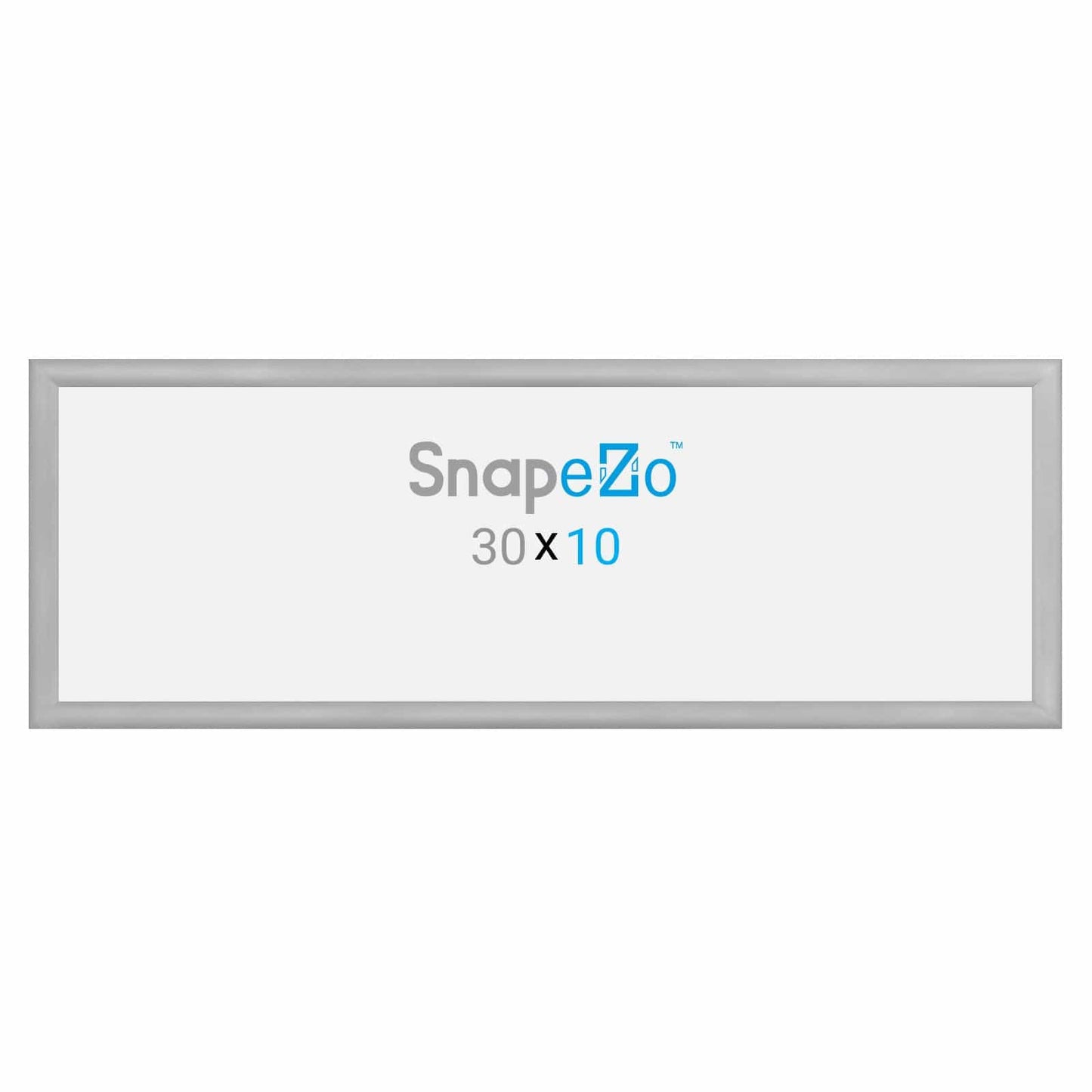 10x30 Silver SnapeZo® Snap Frame - 1.2" Profile - Snap Frames Direct