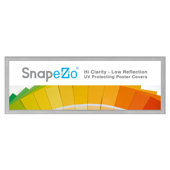10x29 Silver SnapeZo® Snap Frame - 1.2" Profile - Snap Frames Direct