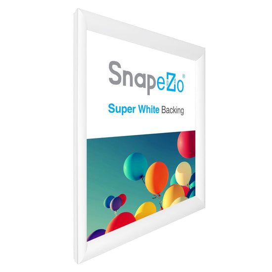 23x28 White SnapeZo® Snap Frame - 1.2" Profile - Snap Frames Direct