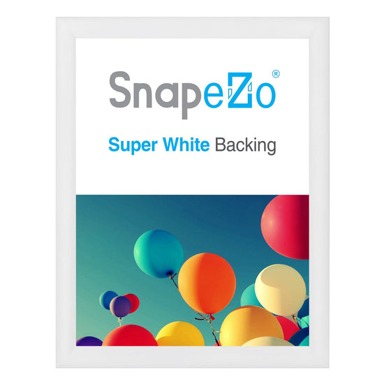 23x29 White SnapeZo® Snap Frame - 1.2" Profile - Snap Frames Direct