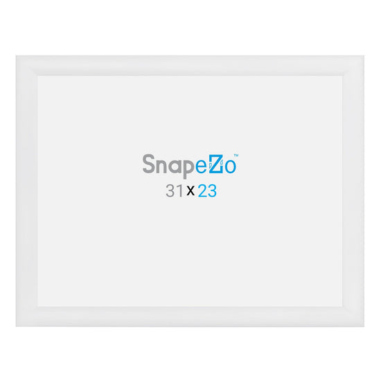23x31 White SnapeZo® Snap Frame - 1.2" Profile - Snap Frames Direct